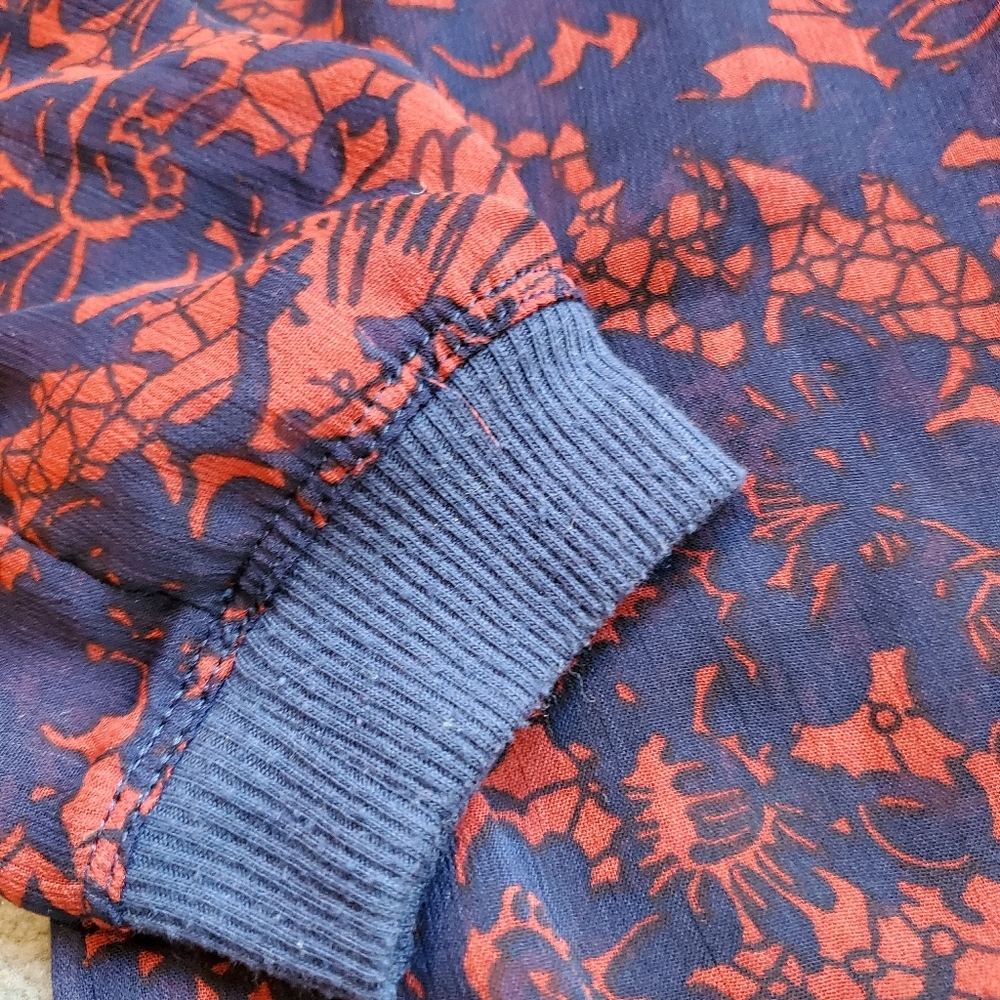 Mason + Mackenszie Navy Sheer Blouse - Picture 6 of 8